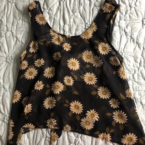 Floral crop top